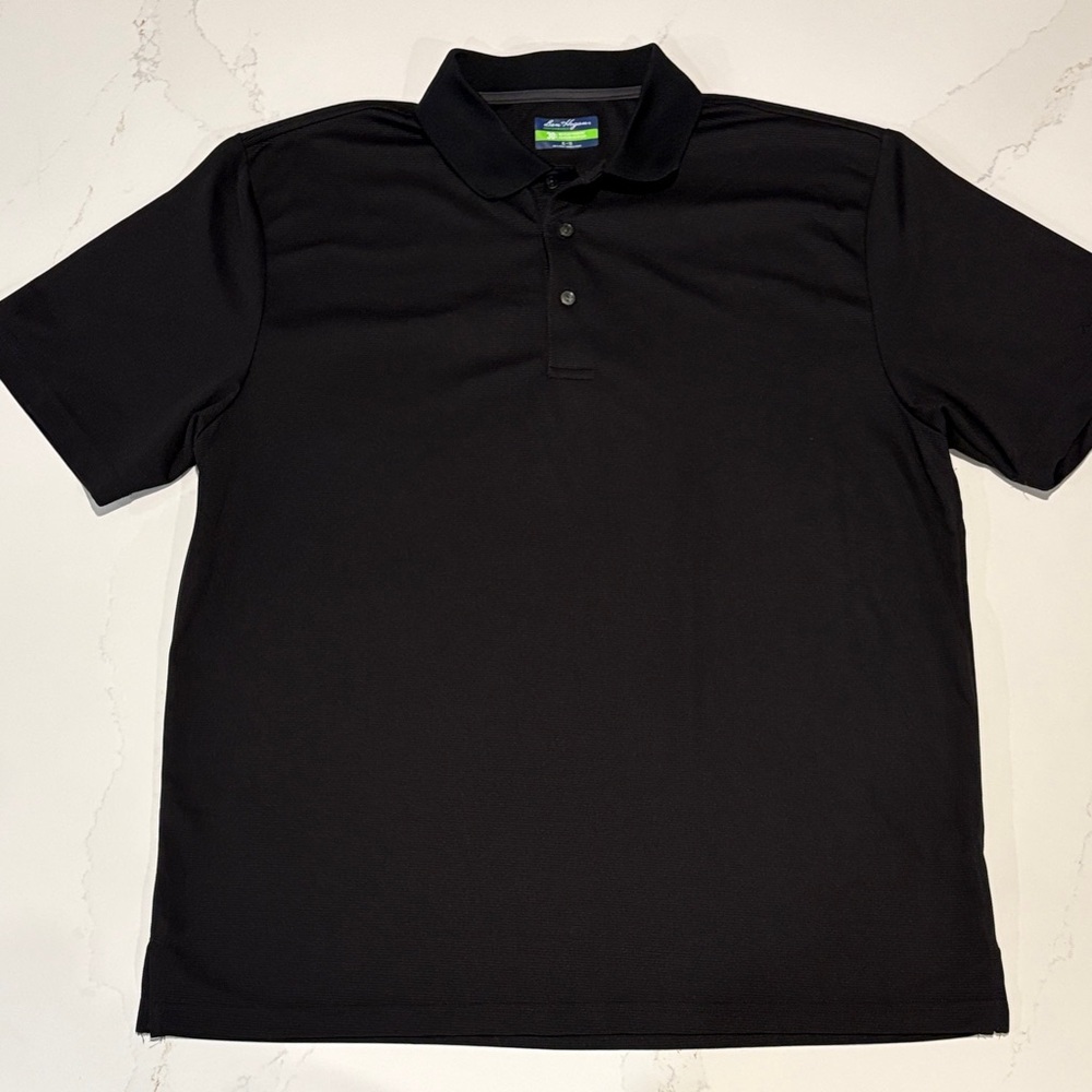 Ben Hogan Performance Black Polo Shirt Short Sleeves Size XL